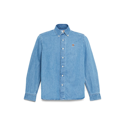 CAMICIA IN DEMIN UOMO BLUE WASH